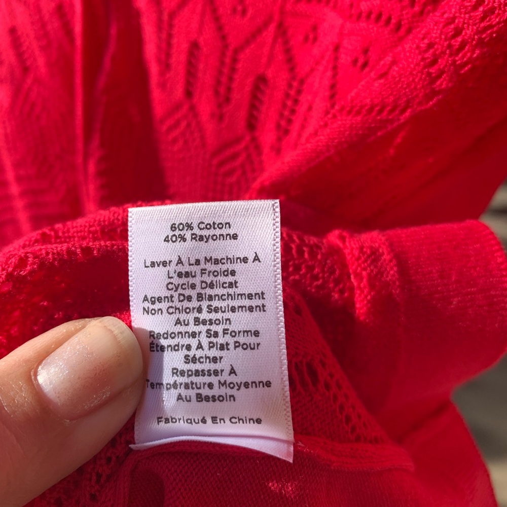 Talbots Petites Fuchsia/ Raspberry Short Sleeves … - image 5